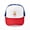 Red/Blue/White, variant on - Canadian Chick - Adjustable Unisex Printed Trucker Hat with Mesh Back