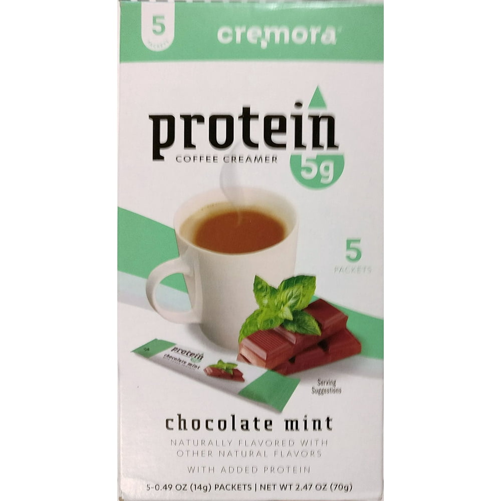 Cremora Protein Coffee Creamer Chocolate Mint, 5 0.49 packs Walmart