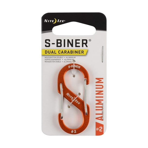 Nite Ize S-Biner 2 Aluminium - Orange (SBA2-19-R6)