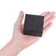 thumbnail image 2 of Paquete de 24 cajas para anillos de joyería, cajas de joyería de cartón cuadradas Kraft para joyería, fiesta de boda, regalo del Festival del Día de San Valentín negro, 2 of 5