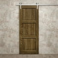 thumbnail image 2 of Modern Barn Door 32 x 96 inches | Ego 5010 Marble Oak | 6.6FT Silver Rail Track Heavy Hardware Set | Solid Panel Interior Doors, 2 of 4