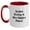White/Red, variant on Scuba Diving Gifts from Friends - Scuba Diving Is My Happy Place Two Tone Coffee Mug for Graduation, Funny Scuba Diving Mug for Men Women Friends, Gifts for Scuba Diving Enthusiasts