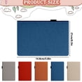 thumbnail image 2 of A5 Soft Leather Matte Business Notebook - Professional Lined Journal - Office Writing Notebook - Blue, 2 of 4