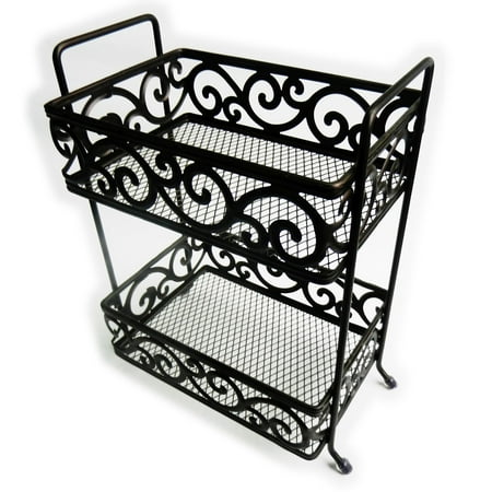 - Elegant Home Fashions Freestanding Decorative Flourish Shower Caddy