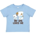 thumbnail image 3 of Inktastic My Opa Loves Me Grandson Boys Baby T-Shirt, 3 of 5