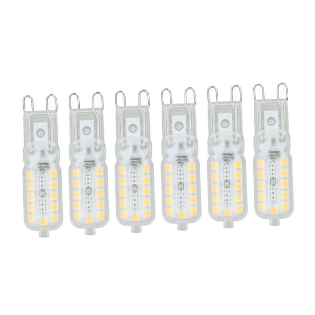 Bombillas de repuesto para paisaje, 6 bombillas LED G9, bombillas LED con bombilla LED regulable, bombillas LED multifuncionales