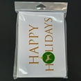 thumbnail image 3 of Border Terrier Happy Holidays Greeting Cards and Envelopes Pack of 8 7 in x 5 in, 3 of 3