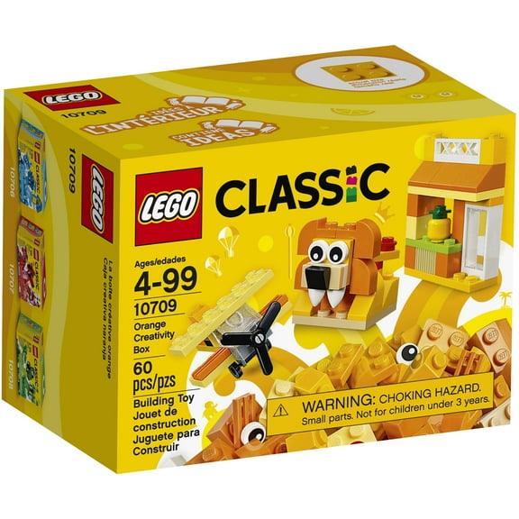 LEGO Classic Creativity Box, Orange 10709 (60 Pieces)