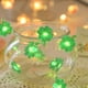 thumbnail image 5 of Guirnalda de luces LED decorativas para el Día de San Patricio con tréboles verdes, 20 LED, USB, 6,5 pies, 5 of 8