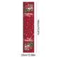 thumbnail image 3 of Camino de Mesa Navideño | Estilo Mantel para Cocina | Ideal para Fiestas Navideñas En Interiores y Exteriores | Rojo 180X33Cm Poliéster, 3 of 6