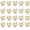 Gold, variant on 12PCS Green Fridge Magnets Cute Love Heart Magnets for Refrigerator 0.83inch Small Photos Decorative Magnet Set Home Kitchen Fridge Office Whiteboard Decor