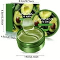 thumbnail image 5 of 60 PCS Avocado Eye Mask, Under Eye Patches for Dark Circles and Puffiness, Hydrating Moisturizing Eye Masks Patch for Wrinkles, Improving Fine Lines, Under Eye Bags, Reduce Fine Lines, 5 of 9