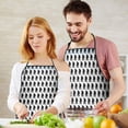 thumbnail image 5 of Black Bigfoot Pattern Apron-Garden Aprons for Women with Pockets-Cotton Linen Waterproof Kitchen Cooking Gardening Aprons Adjustable for Kitchen,Cooking,BBQ and Salon 33x27 Inch, 5 of 7