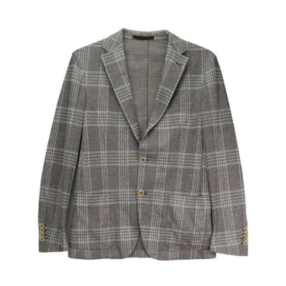 Eleventy Blazer à Carreaux Marron pour Hommes - 40 US / 50 EU