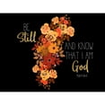 thumbnail image 3 of Allen, Kimberly 24x19 Black Modern Framed Museum Art Print Titled - Be Still Spice floral v2, 3 of 5