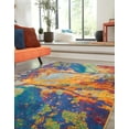 thumbnail image 3 of Rugs.com Calypso Collection Rug – 9' x 12' Multi Medium Rug Perfect For Living Rooms, Large Dining Rooms, Open Floorplans, 3 of 8