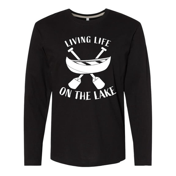 Inktastic Living Life On The Lake Long Sleeve T-Shirt