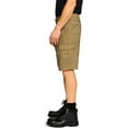 thumbnail image 2 of Full Blue Men's Rugged Stretch Duck Canvas Cargo Work Short, 2 of 6