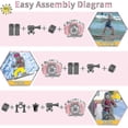 thumbnail image 5 of Kids Camera Underwater Waterproof Digital Camera For Kids 2 Inch Ips Screen X200 Hd Kids Video Action Camera For 3-10 Year Old Girls Boys Gift, 5 of 5
