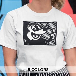 Keith Haring x Disney Classic Mickey Mouse Shirt for Women – Collaborative Graphic Tee