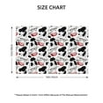 thumbnail image 2 of Placemats Set of 4 / 6, white cow glasses moo funny Placemats for Dining Table Indoor/Outdoors Heat Resistant Washable Placemats 18" x 12", 2 of 8