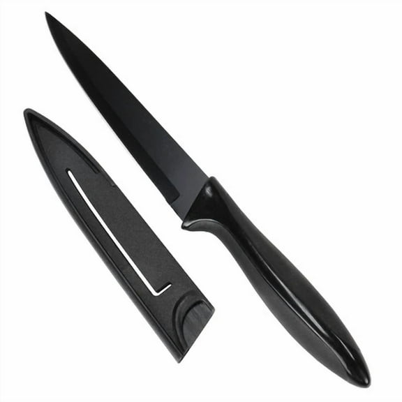 Chef Craft Black 5 Inch Utility Knife Stainless Steel Multipurpose Kitchen Tool