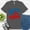 Asphalt, variant on God Bless America T-Shirt | Patriotic USA Flag Tee for Men and Women , Natural, S