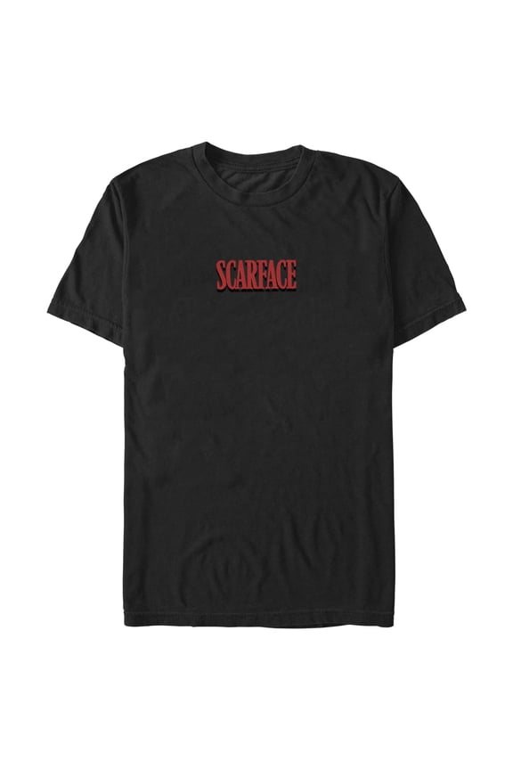 Mens Scarface Red Movie Logo T Shirt