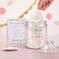 thumbnail image 2 of Kate Aspen Iridescent Wedding Wish Jar with 100 Heart Shaped Cards Guest Book, One Size, Clear, 2 of 15