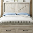 Better Homes & Gardens Modern Farmhouse Queen Headboard, Rustic White