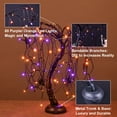 thumbnail image 3 of LED Spooky Bonsai Night Light,80 LED Lights, Battery Powered or DC Adapter(Included) (Orange+Purple), 3 of 5