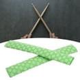 thumbnail image 4 of 2 Pcs Drumstick Grips Matte Skid Proof Re Washable Fish Scale Pattern Drumstick Wrap Green, 4 of 14