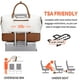 thumbnail image 5 of Bolsa de fin de semana Stuery para mujer con neceser de 40 litros, 5 of 9