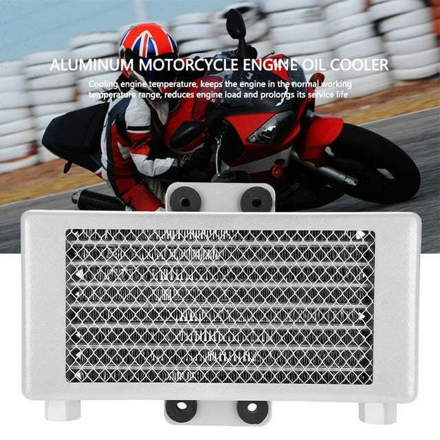Oil Cooler Radiator, Cooler Kit Easy Use Oil Cooler Cooling Radiator Universal Oil Cooler Motorcycle Engine Oil For Man For Car Accessories