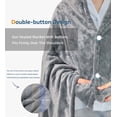 thumbnail image 2 of Electric Heated Throw Blanket, Machine Washable Double Side Flannel, Gray ,Easy to Use, 2 of 5