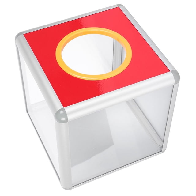 EIMELI Raffle Ticket Buckets Square Raffle Box Voting Box 1Pcs