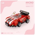 thumbnail image 2 of Loz-Mini bloque de construcción de coche de bomberos  rompecabezas de ciudad RC ensamblado  coche deportivo  modelo de ladrillo  juguete creativo para niñas  regalos de cumpleaños para, 2 of 7