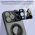 thumbnail image 6 of Magnetic for iPhone 14 Pro Max Case Compatible with Magsafe [Camera Lens Protector] Shockproof Hard PC Matte Back Protective Soft TPU Edge Phone Cases for iPhone 14 Pro Max Black, 6 of 10
