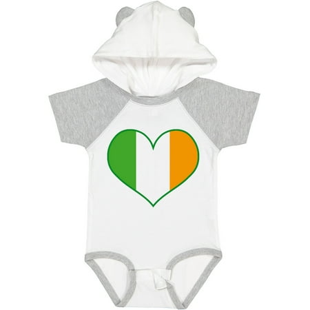 

Inktastic Irish Flag Heart St Patricks Gifts Gift Baby Boy or Baby Girl Bodysuit
