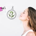 thumbnail image 3 of Agiferg Silver Hollow Alloy Aromatherapy Essential Oil Diffuser Necklace Box Pendant, 3 of 5