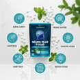 thumbnail image 3 of Healblend Neuro Plus Focus Chewing Tablet - Peppermint Flavor - Nootropic Energy Tablet with Caffeine, L-Theanine, Rhodiola - Supports Memory, Mental Clarity & Concentration - 90 Pieces (3 Pack), 3 of 7