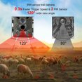 thumbnail image 3 of Hi,Fancy 20MP Hunting Camera Outdoor Wildlife IR Filter Night Vision Motion Sensor IP65 Waterproof Trail Camera, 3 of 9