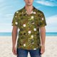 thumbnail image 2 of Balery Gnomes Playing in the Garden Camisas hawaianas de manga corta para hombre, camisas playeras de corte holgado, camisas de vacaciones con botones,XX-Large, 2 of 7