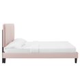 thumbnail image 4 of Modway Furniture Full Bed, Soft Pink Vertically Tufted Headboard, Wood Legs, 4 of 10