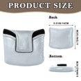 thumbnail image 2 of Haosy Baby Blue Golf Mallet Putter Cover Strong Magnetic Leather Golf Club Headcover Closure, 2 of 7