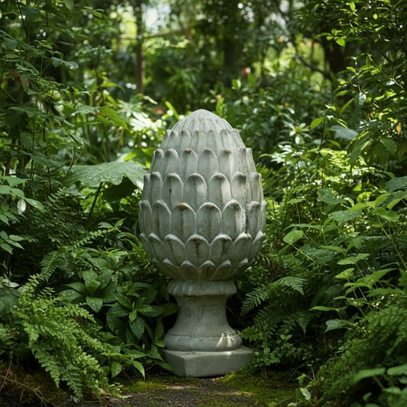 Kailea Cement Artichoke Figurine