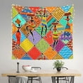 thumbnail image 2 of Xecao Dancing African Womans patten Tapestry 60x51 Inches Wall Hanging Poster Tapestry for Living Room Bedroom Home Decor, 2 of 6