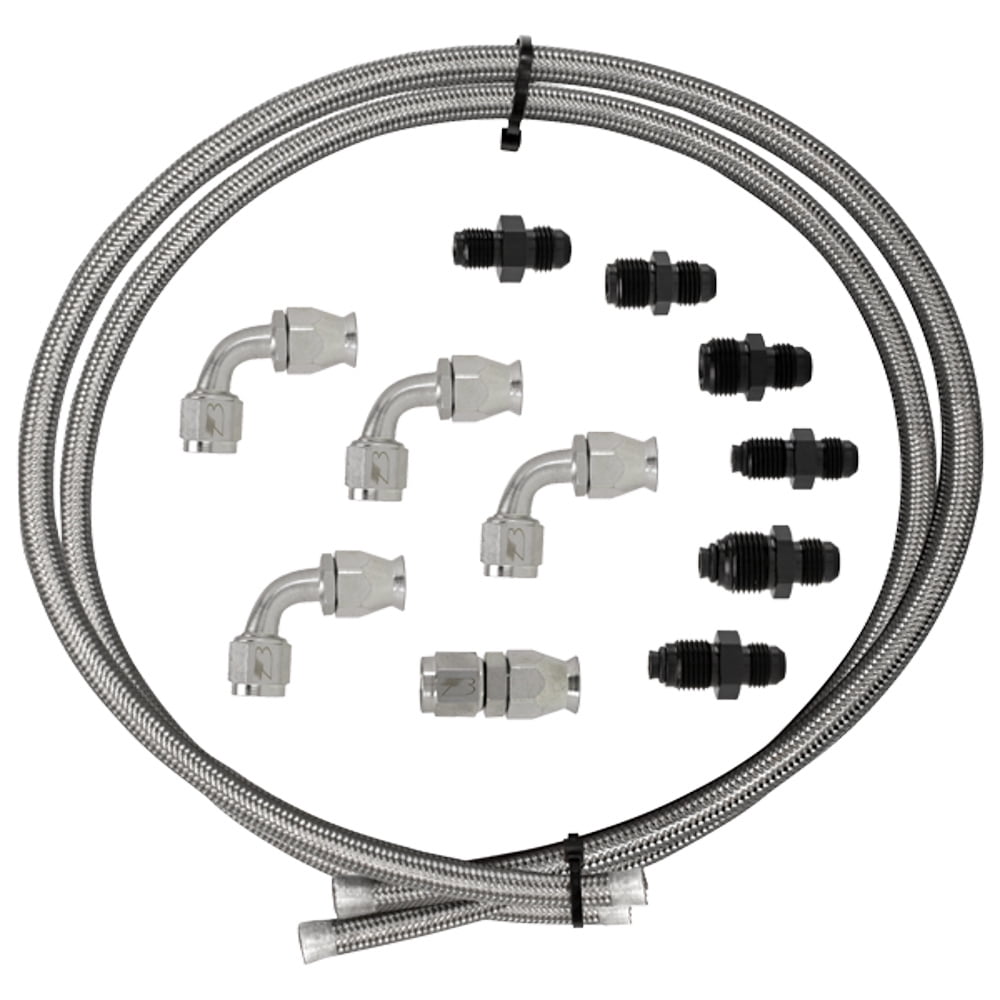 Billet Specialties Hose Kit Power Steering w/Pump Mount Resevoir Billet Specialties Hose Kit Power Steering w/Pump Mount Resevoir