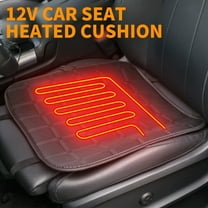 XUKEY  12V Heated Car Seat Cover Cushion Universal Front Seat Driver Passenger Warming  Pad