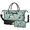 Boston Terrier and Floral Blue Pattern, variant on Irish Setter and Floral Beige Pattern 2 Piece Travel Bag Set, Camping Weekend Bag with Shoe Compartment, Detachable Shoulder Strap Gift Ideas for Work Picnic Beach Travel